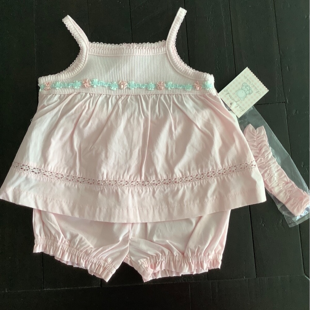NWT Infant‎ Baby Girl's Sun Dress 6-9 months pink (T15) 0109